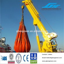 High Quality Hydraulic 2t8m Telescopic Crane, Marine Deck Crane